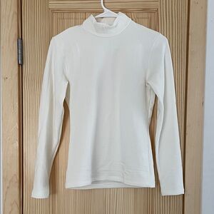 Heattech fleece-lined mock turtleneck